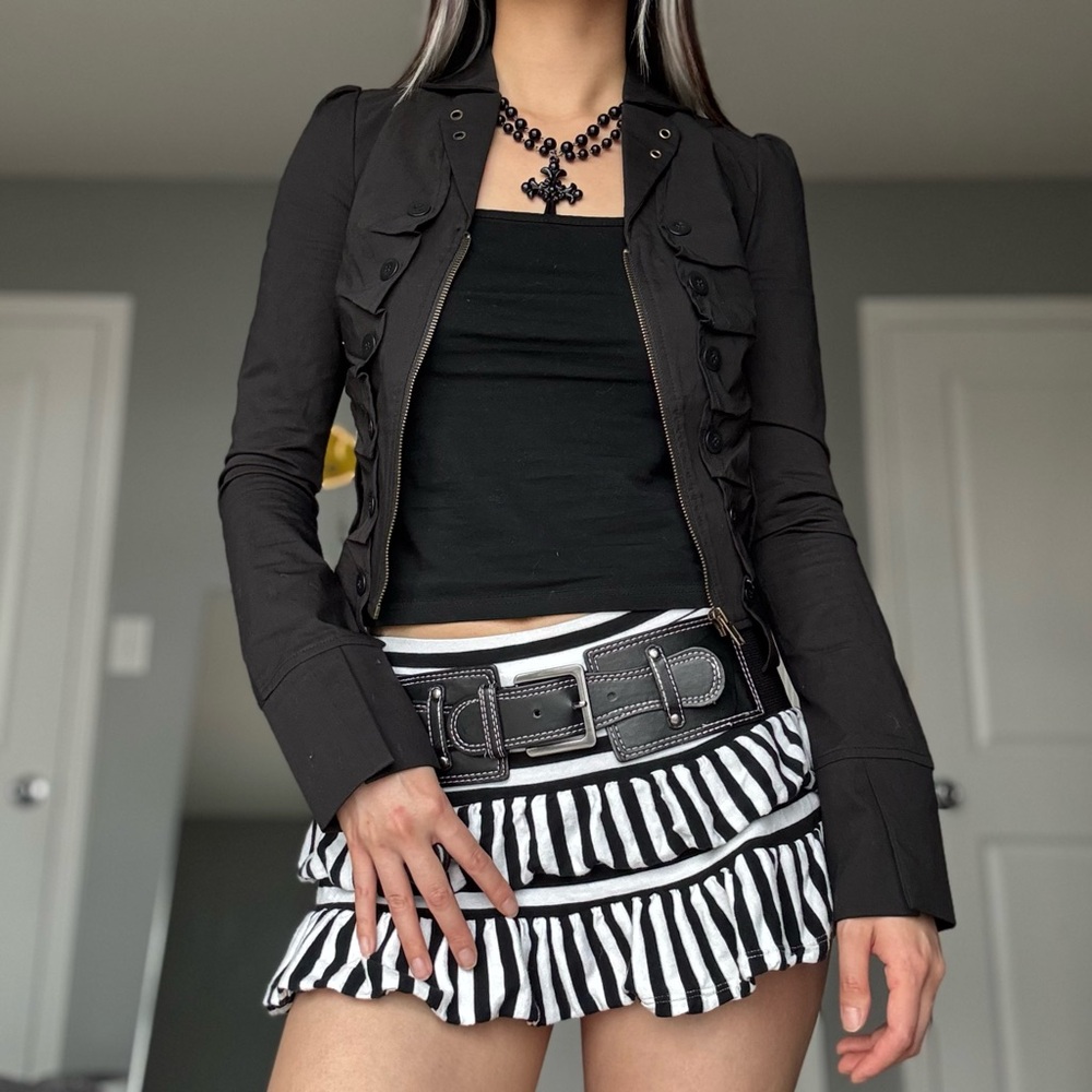 Pixie Rebels Slim Button Up Jacket - image 3